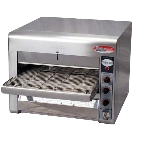 BakeMax BMCB001 Commercial Electric Countertop Stainless Steel Conveyor Baker Pizza Oven Main Product Image