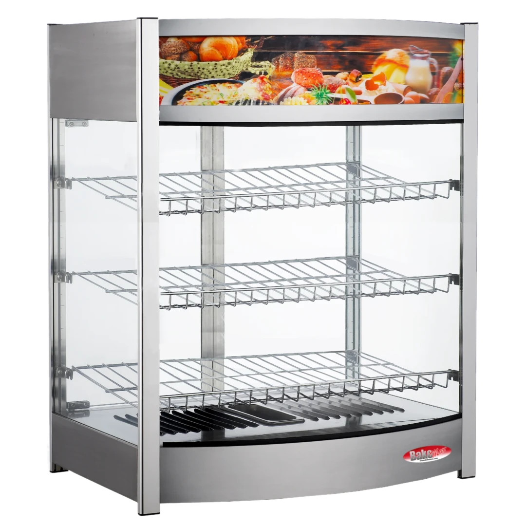 BakeMax Titan Series BMCBF25 Commercial Countertop 25 Inch Heated Display Case Without Products Main Product Image