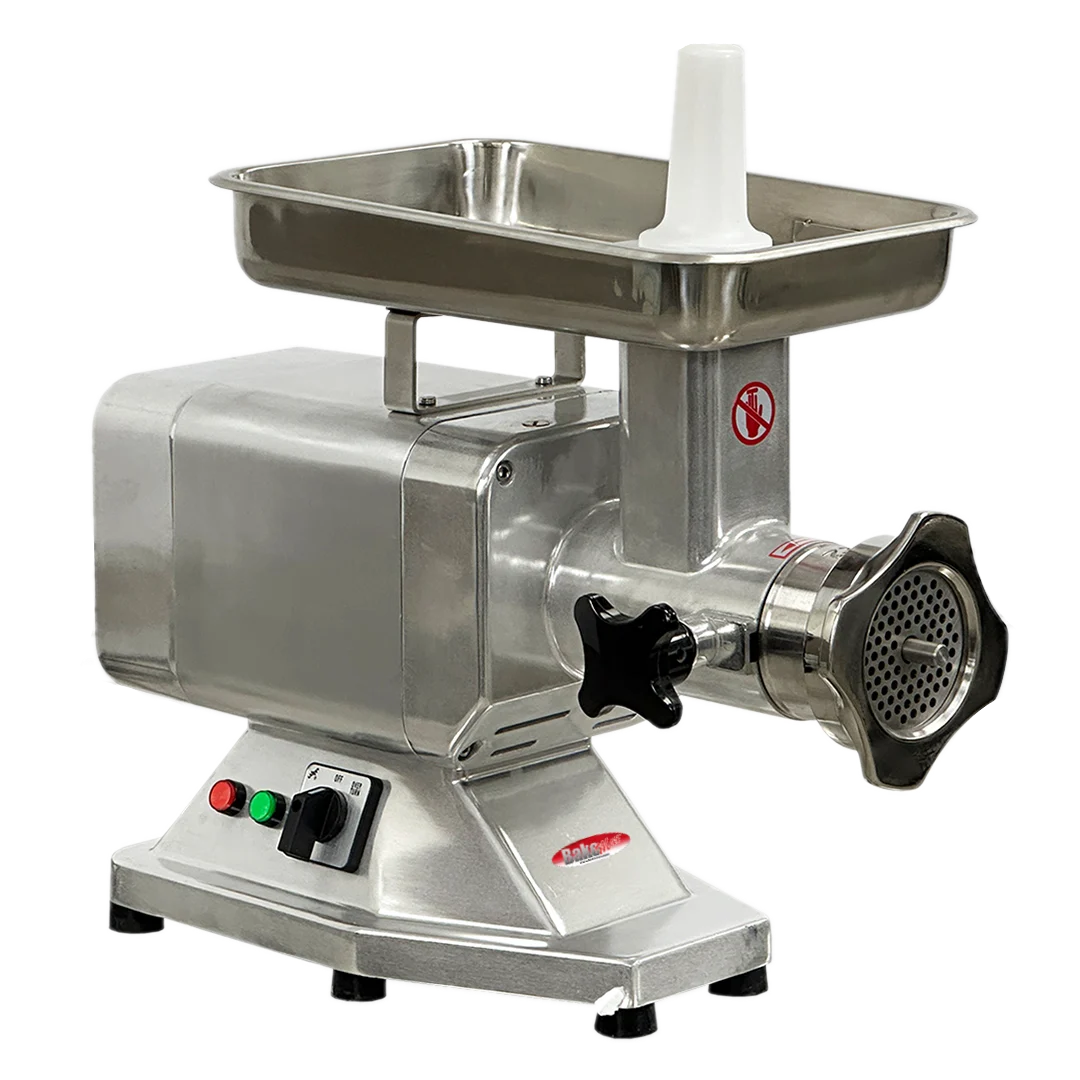 BakeMax Titan Series BMMG004 Countertop Electric 1.5HP #22 Hub Meat Grinder 660lbs Per Hour Background Removed Main Product Image