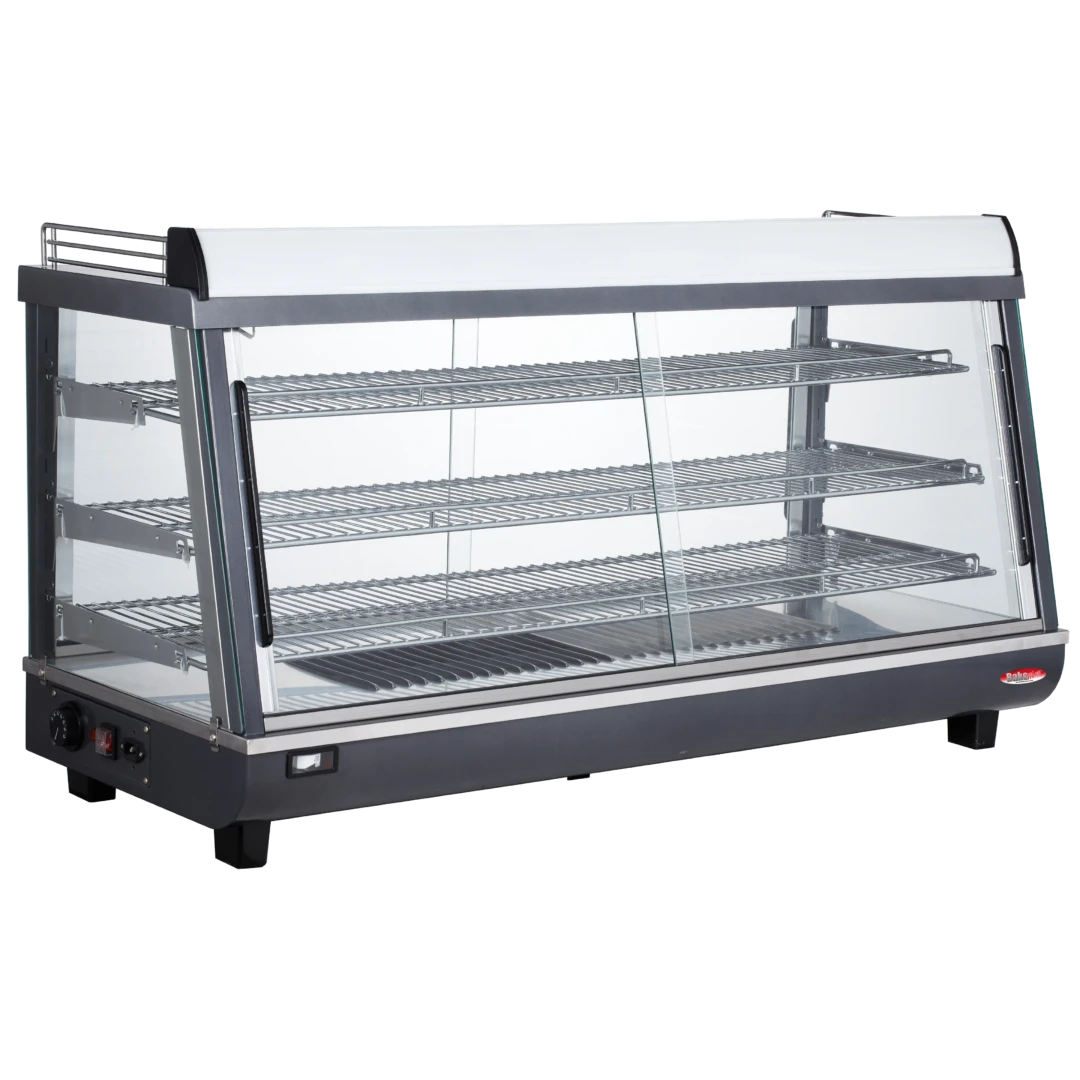 BakeMax Titan Series BMTSC48 Commercial Countertop 48 Inch Wide Heated Display Case Main Product Picture